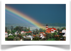 25. tecza nad Bieszczadami